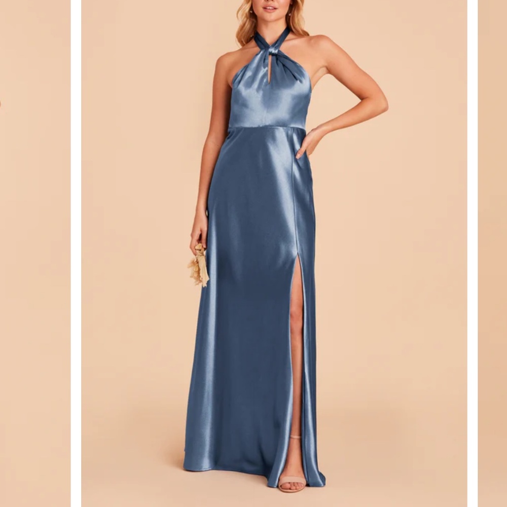COPY - Monica Satin Dress - Twilight